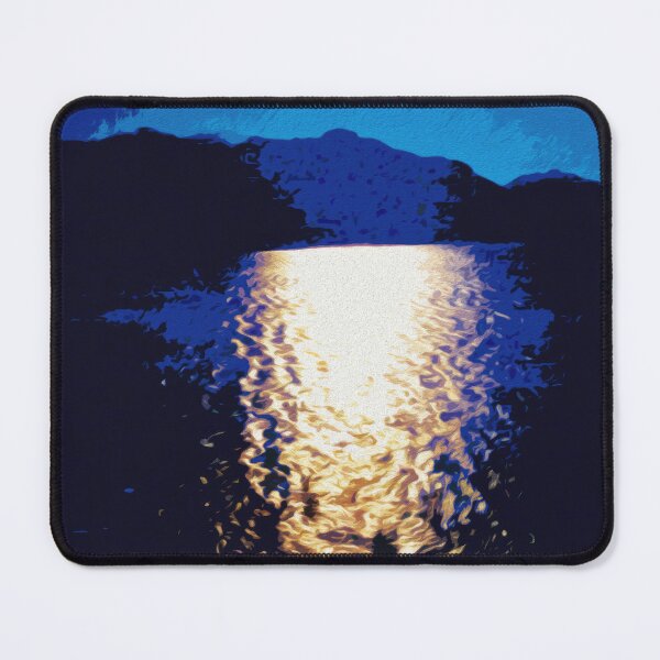 Item preview, MOON GLOW ON A LAKE designed and sold by ArtbyRolleen.