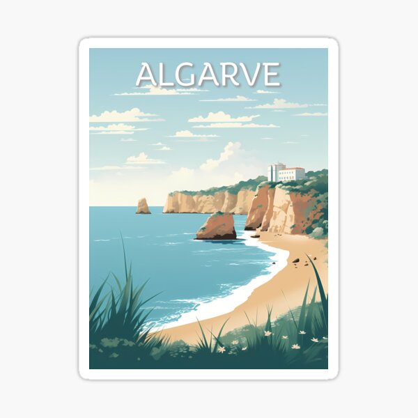 Item preview, Algarve Vintage Poster designed and sold by taniasofia.