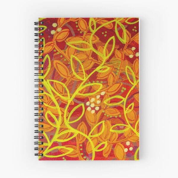 Item preview, abstract leaves in fall colors designed and sold by Lisa Dailey.