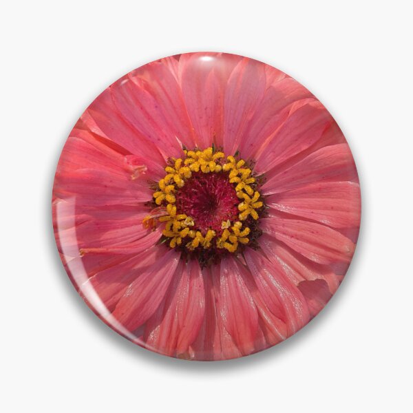 Item preview, Field Guide to Zinnias, No. 19, Pink Señorita Zinnia Flower designed and sold by Kristi Duggins.