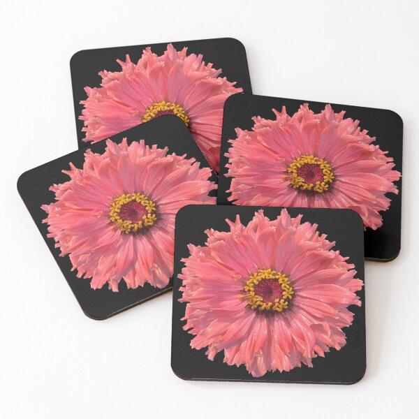 Item preview, Field Guide to Zinnias, No. 19, Pink Señorita Zinnia Flower designed and sold by Kristi Duggins.