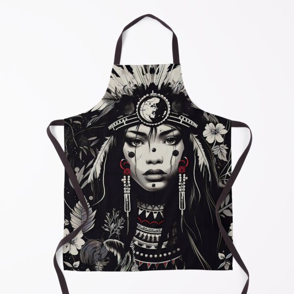 Item preview, Ukiyo-e Fairy Tale Female Empowerment Black and White Female Portrait designed and sold by BrandonArtWorld.