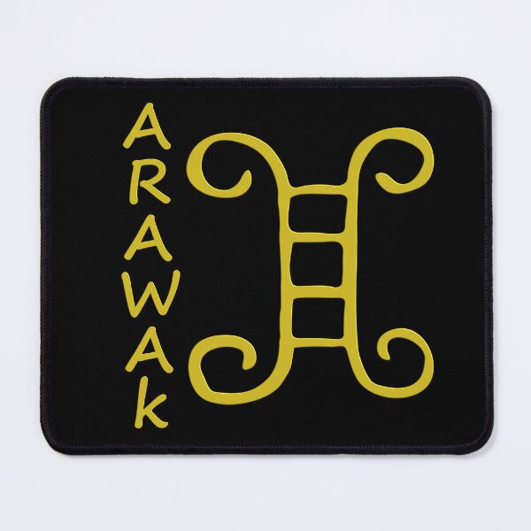 Item preview, Arawak yellow ethnic petroglyph designed and sold by GAEDesigns.