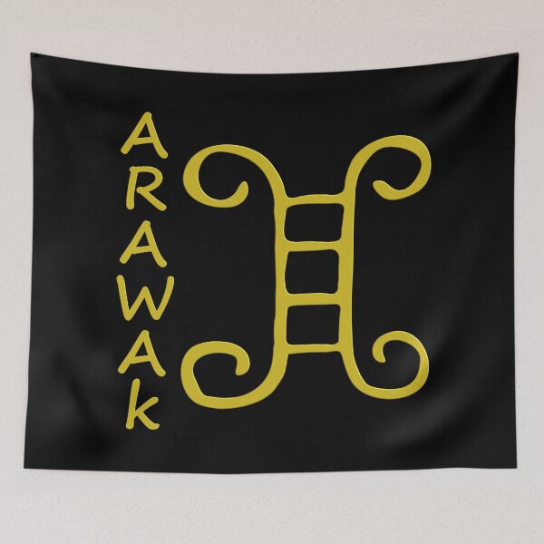 Item preview, Arawak yellow ethnic petroglyph designed and sold by GAEDesigns.