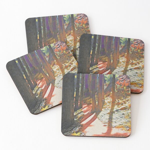 Item preview, PATH THROUGH THE WOODS designed and sold by ArtbyRolleen.