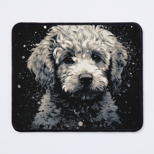 Artikelvorschau, Ein Cavapoo im robusten Distressed-Stil für dunkle T-Shirts entworfen und verkauft von GVRDesign.