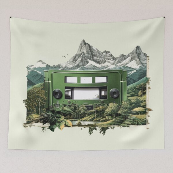 Item preview, Mountainscape on a cassete tape  designed and sold by schamsyy.
