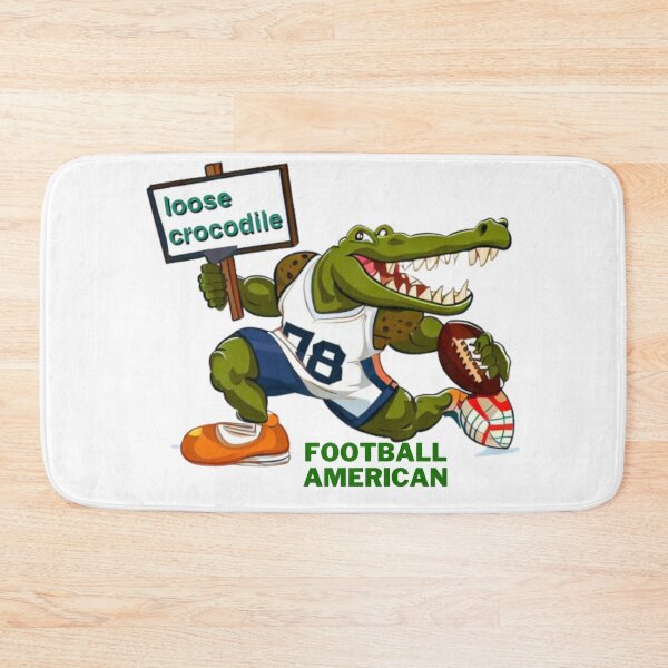 Item preview, LOOSE CROCODILE PLAYING AMERICAN FOOTBALL designed and sold by alexcifrao.