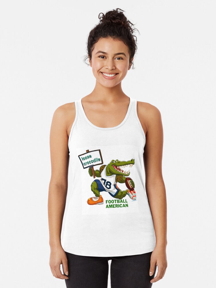 LOOSE CROCODILE PLAYING AMERICAN FOOTBALL Racerback Tank Top for Sale by  alexcifrao