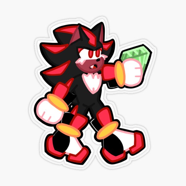 Hyper Shadow Sticker By Piggyfam1333 - Shadow The Hedgehog Sonic X Emoji, Hyper Emoji - Free Emoji PNG Images 