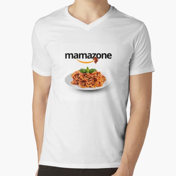 mamazone (parodie logo amazon) for spaghetti bolognese lovers and mamas tri...