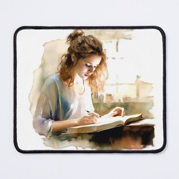 Item preview, Girl reading in the morning designed and sold by Avirona.