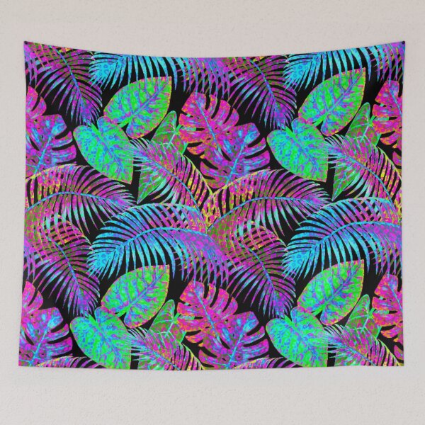 Item preview, Tropical palm leaves pattern,bright designed and sold by cutecrazytshirt.