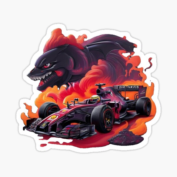Max verstappen Yellow Funko Stickers Poster by labeauteenLigne