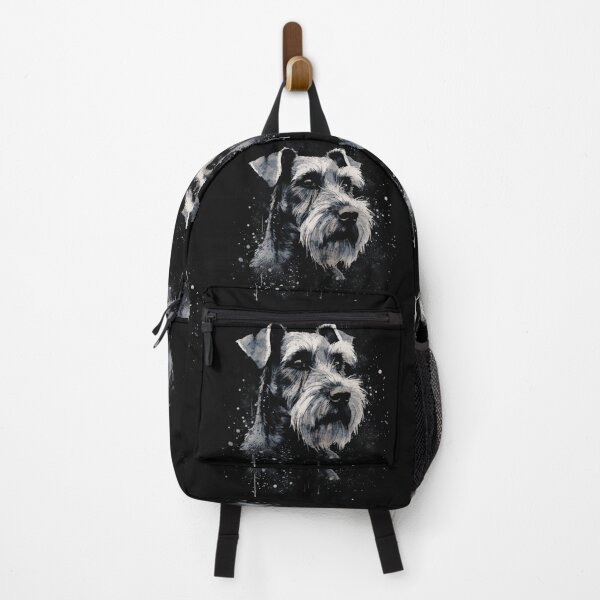 Item preview, A Mini Schnauzer In Rugged Distressed Style For Dark T-shirts designed and sold by GVRDesign.