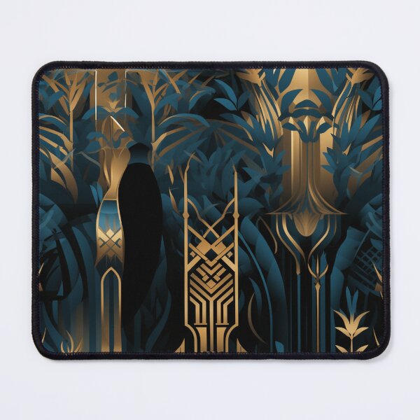 Item preview, "Art Deco Animal: Bold lines and luxurious colors in an elegant composition" designed and sold by SBD-Shop.