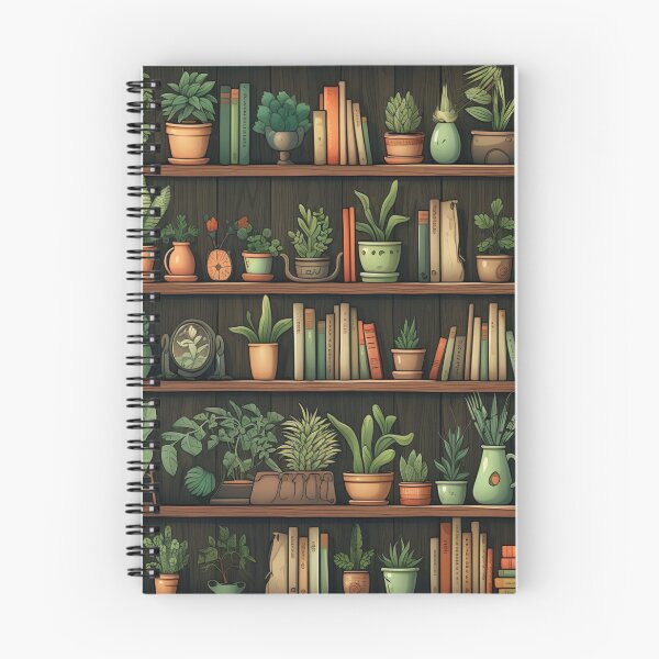 Item preview, Bookshelf green knick knack pattern designed and sold by schamsyy.