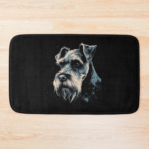 Item preview, A Mini Schnauzer In Distressed Style For Dark T-shirts designed and sold by GVRDesign.