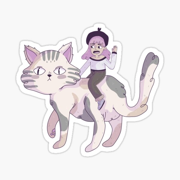 Friendly kitty Sticker
