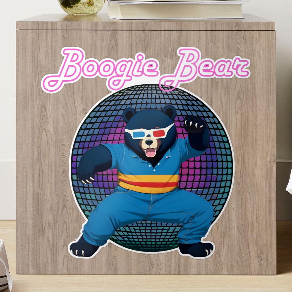 Boogie Bear Sticker for Sale by OfficialCoolCat