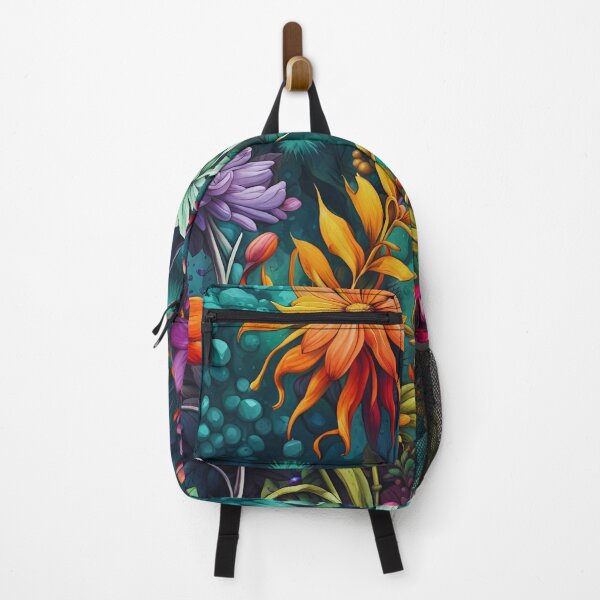 Item preview, Colorful Botanical Floral Abstract Garden Pattern designed and sold by WitchyWare.