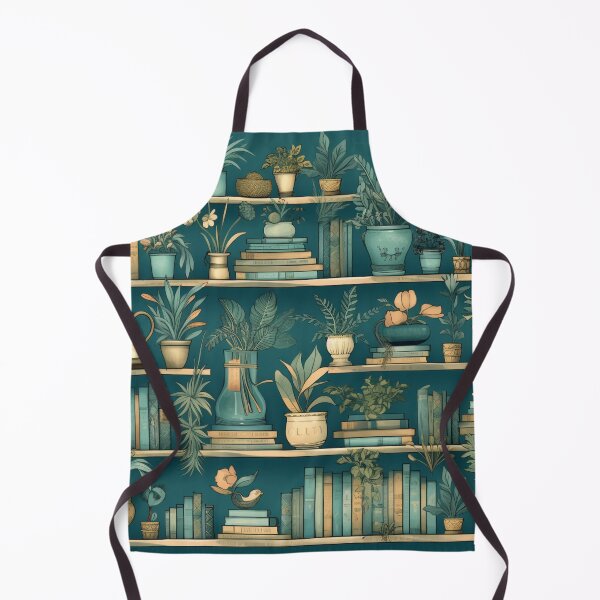 Item preview, Gold and Cyan Bookshelf pattern designed and sold by schamsyy.