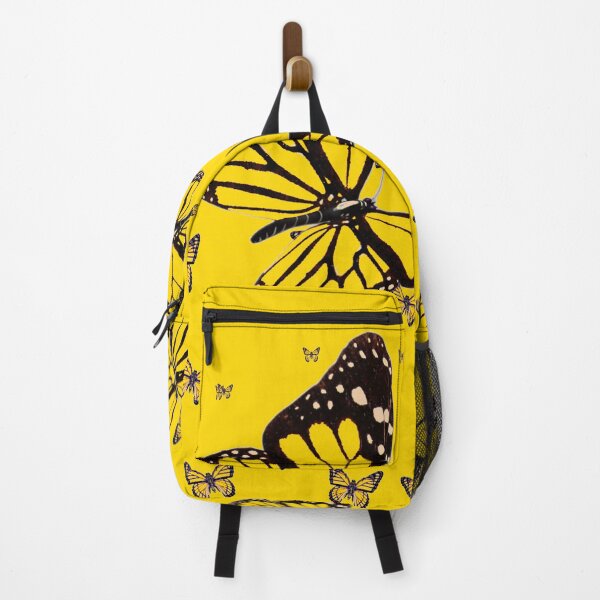 Item preview, YELLOW MONARCH BUTTERFLIES DESIGN ABSTRACT ART designed and sold by sharlesart.