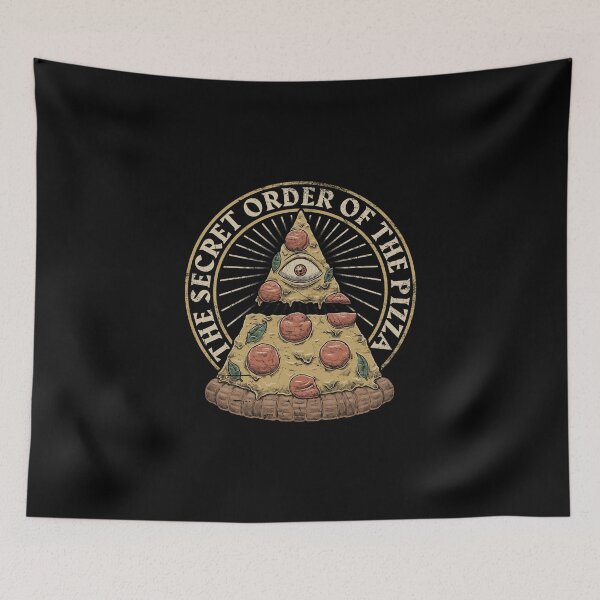 Item preview, Secret Order of the Pizza - Illuminati Food designed and sold by Studio Mootant.