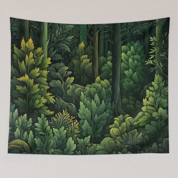 Item preview, Forest pattern with some trees designed and sold by schamsyy.