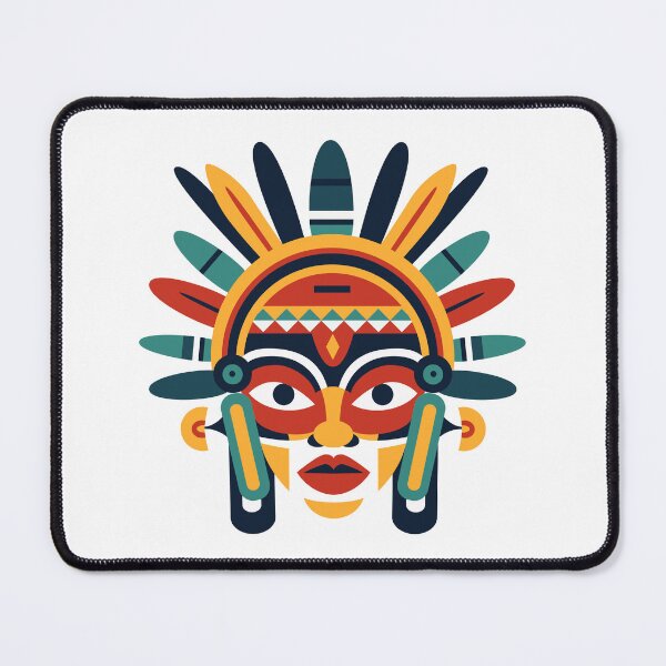 Item preview, Aztec Style Mask designed and sold by Texterns.