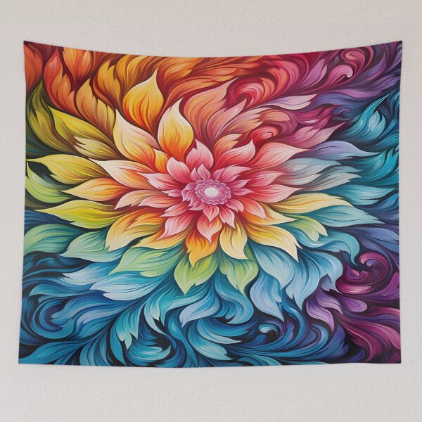 Item preview, Colorful Flower Artwork designed and sold by ArtbyAiGallery.