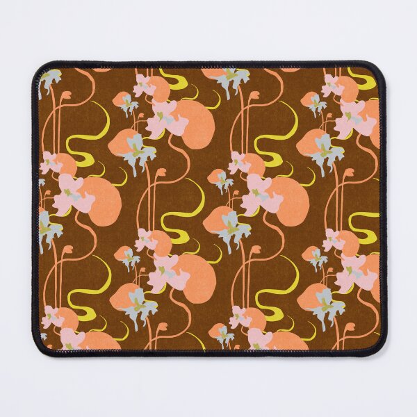 Item preview, Anya (Art Nouveau Nasturtium) - Chocolate  designed and sold by the-dinsdale.