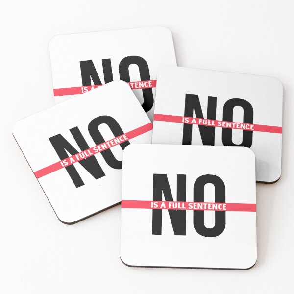 Item preview, NO is a full sentence designed and sold by FunEyeDesign.