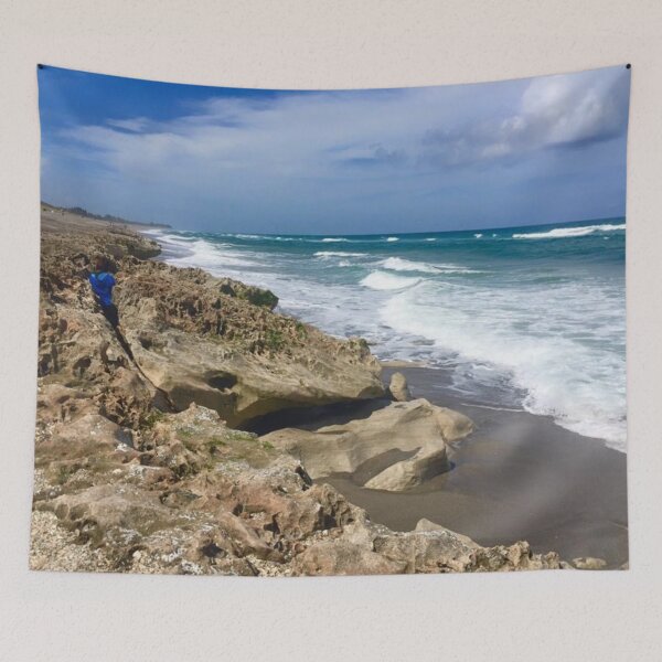 Item preview, JUPITER ISLAND BLOWING ROCKS designed and sold by BridgetBresser.