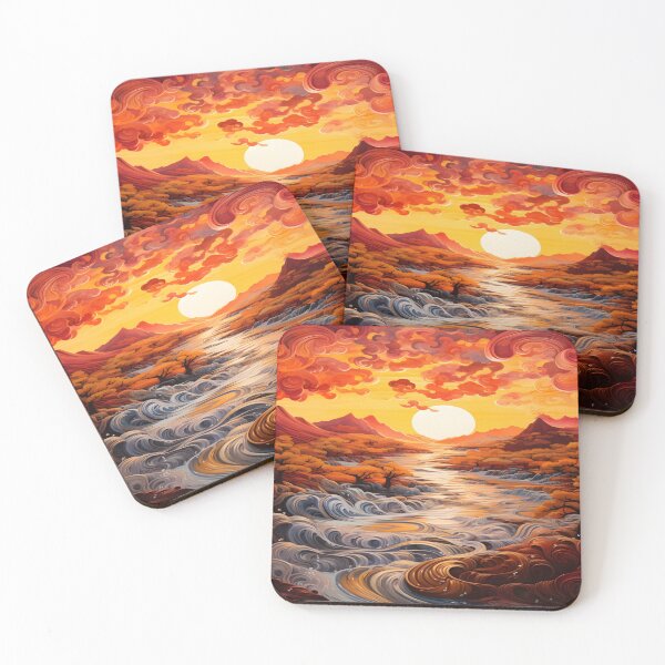 Artikelvorschau, Bunte Landschaft entworfen und verkauft von ArtbyAiGallery.
