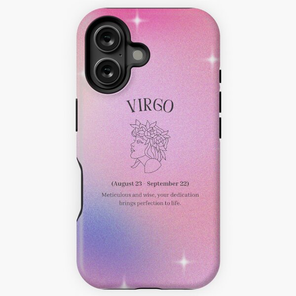 Virgo Zodiac Starsign Gradient iPhone Tough Case