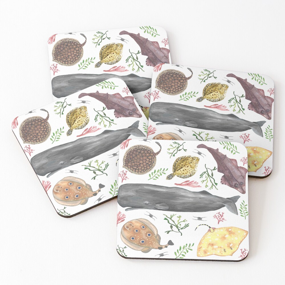 Item preview, Coasters (Set of 4) designed and sold by RaggedyMoth.
