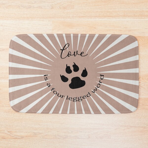 Item preview, Love is a Four Legged Word designed and sold by DogLifeCo.
