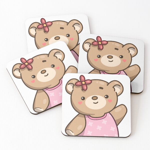 Item preview, Cute Girl Teddy Bear designed and sold by MZS Studio.