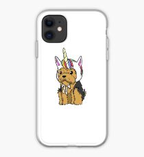 Funny Unicorn Yorkshire Terrier iPhone Case