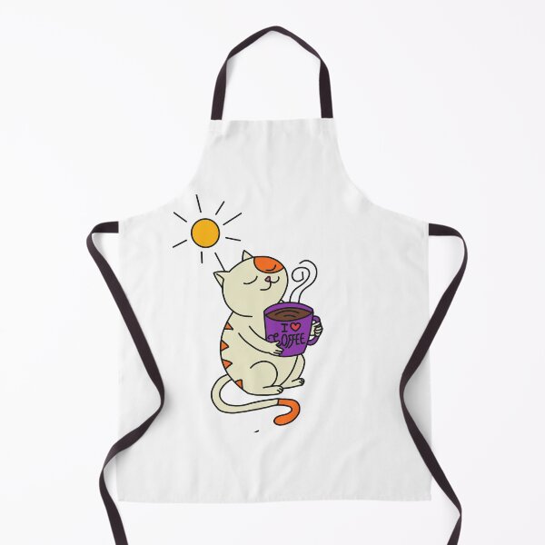 Item preview, Kitten with sun and coffee designed and sold by Sharonmtm.