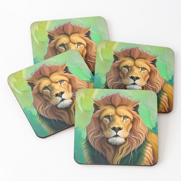 Item preview, Majestic Lion fusion Paint  designed and sold by abundancevibes.