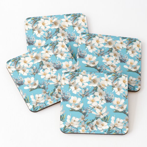 Item preview, White realistic flowers designed and sold by YPSimon.