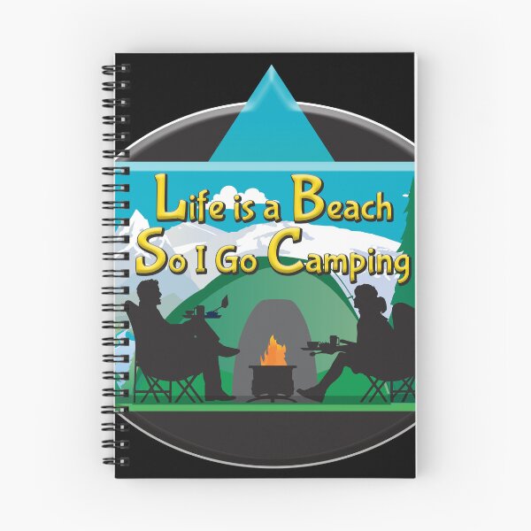 Item preview, Life is a Beach So I Go Camping designed and sold by Karen Wood.