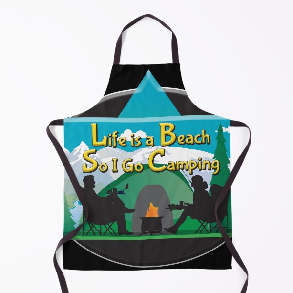 Item preview, Life is a Beach So I Go Camping designed and sold by Karen Wood.