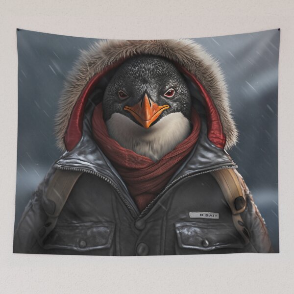 Item preview, Penguin Puff Jackets: Cozy Cold-Weather Attire designed and sold by Brendon987.