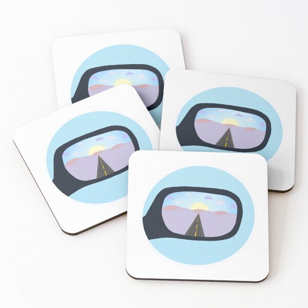 Item preview, Landscape in car side mirror designed and sold by AAIstickers.