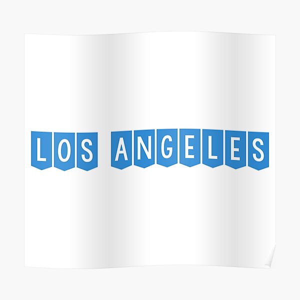 Los Angeles Sports Teams Poster, Los Angeles Dodgers, LA Kings LA Lakers,  LA Rams, Man Cave Art