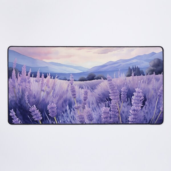 Vista previa del artículo con la obra «Campo de lavanda», diseñado y vendido por Banna Baber.