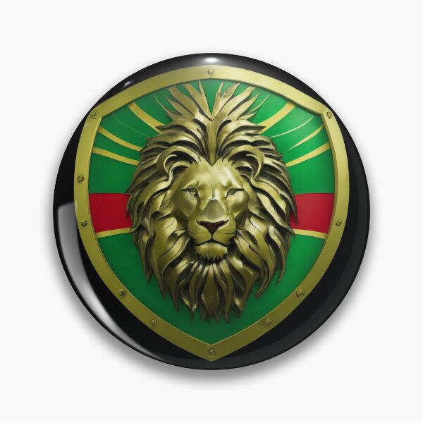 Item preview, Reggae Lion Shield designed and sold by reggaeartgifts.